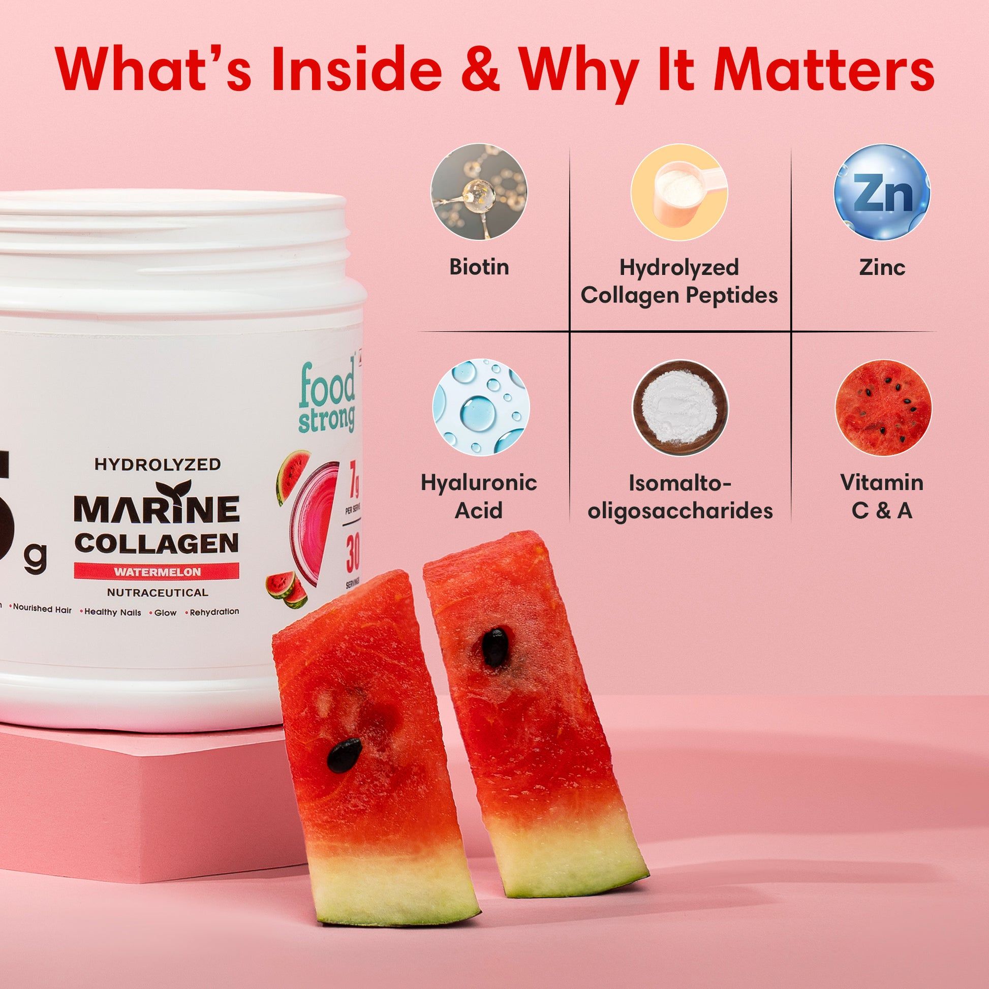 MARINE COLLAGEN 300g Watermelon thumbnail 4