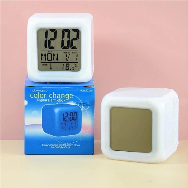 Colorful Color Changing Square Cube LED Light RGB Modes, Remote-Controlled, Rechargeable thumbnail 1