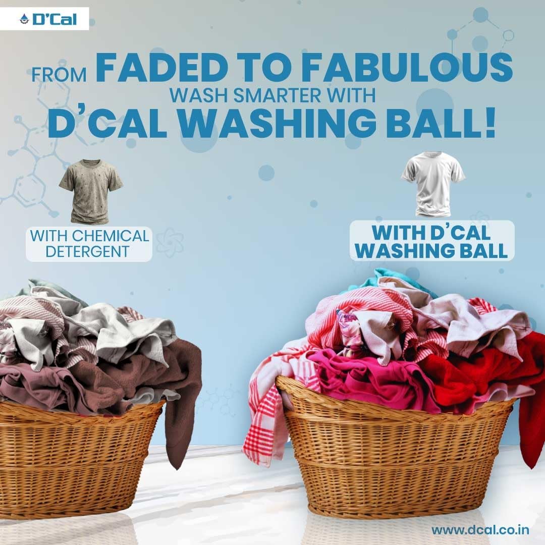 Dcal Washing Ball | Reusable Detergent Saving Laundry Ball | Eco Wash Technology for Gentle Fabric Cleaning | Chemical Reduction Washer Ball for Daily Clothes thumbnail 5