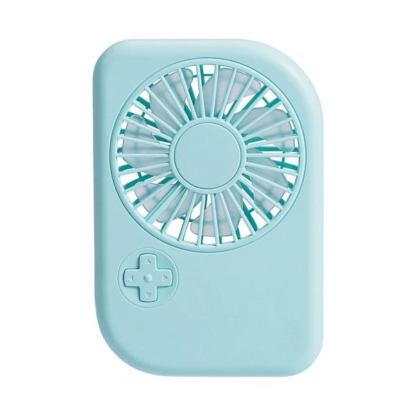 Sleek White Mini Desktop Fan USB Rechargeable, Silent Operation, Portable Cooling | N12-A