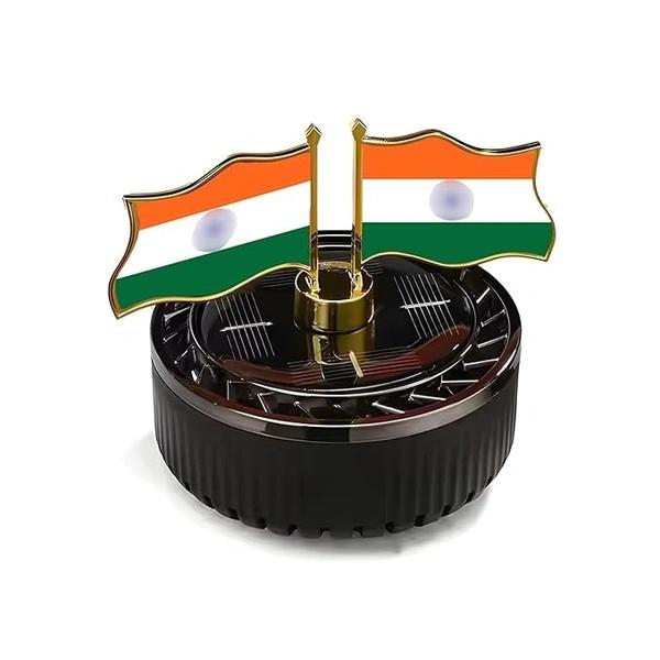 Solar Powered Dashboard Car Air Freshener | Automatic Rotating Aromatherapy Diffuser for Car & Desk thumbnail 1