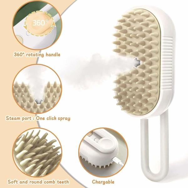 Electric Spray Handle Massage Brush