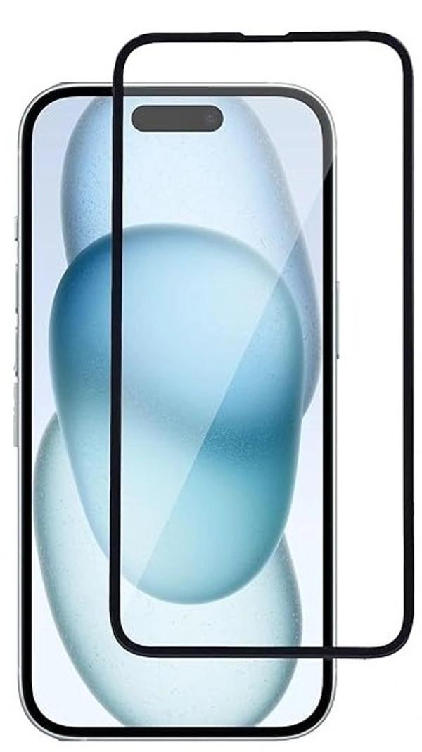 iPhone 15 Tempered Glass Screen Protector Compatible for Apple iPhone 15 thumbnail 1