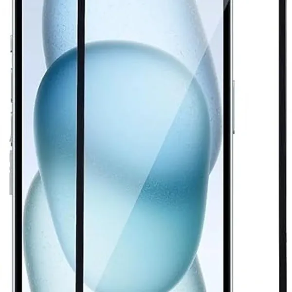 iPhone 15 Tempered Glass Screen Protector Compatible for Apple iPhone 15