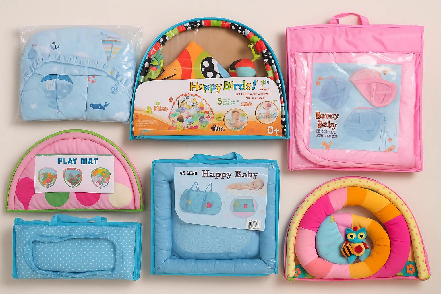 Multipurpose Baby Play Gym and Sleeping Mat thumbnail 11