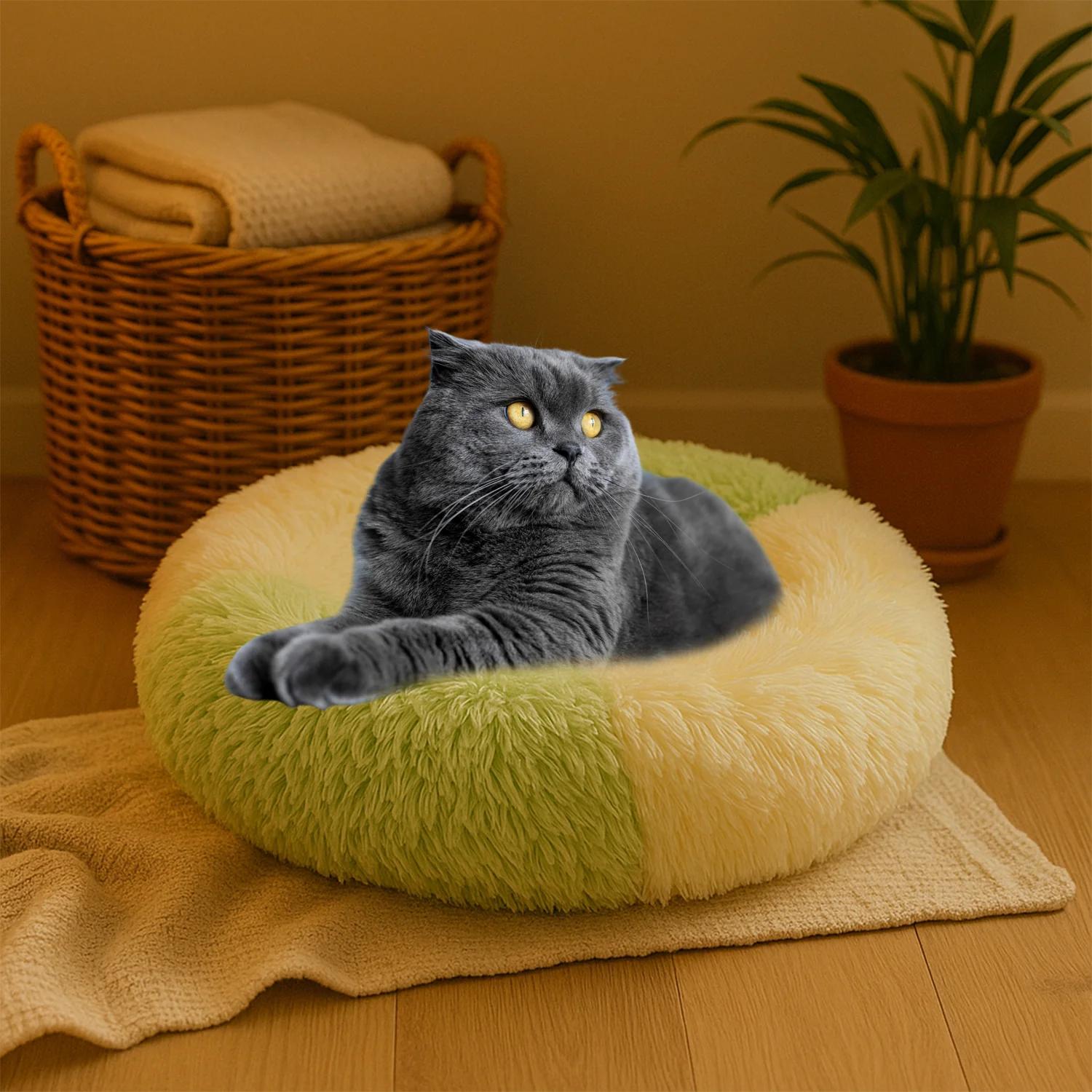 Ultra Soft Fluffy Pet Bed for Cats & Small Dogs thumbnail 6