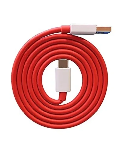Dash Charging Type c Charger Cable Compatible for One Plus 8T /8 /8pro /7 Pro / 7T / 7T Pro Nord and Dash Charge for One Plus 3 / 3T / 5 / 5T / 6 / 6T / 7(1 M, Red)