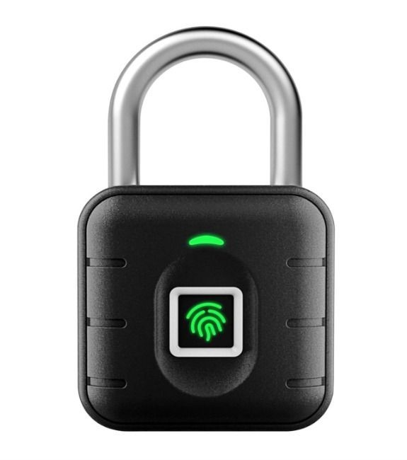 Befach Padlock SY12 | fingerprint lock | Hardened Steel Shackle with Brass Core | Key Operated Antiâ€‘Rust Safety Lock for Doors, Gates, Lockers & Storage Units | Weather Resistant Heavy Duty Pad Lock thumbnail 1