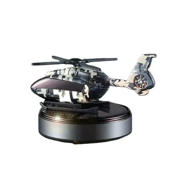 Solar Automatic Rotating Car Air Freshener | Solar Powered Aromatherapy Diffuser for Vehicles & Desks