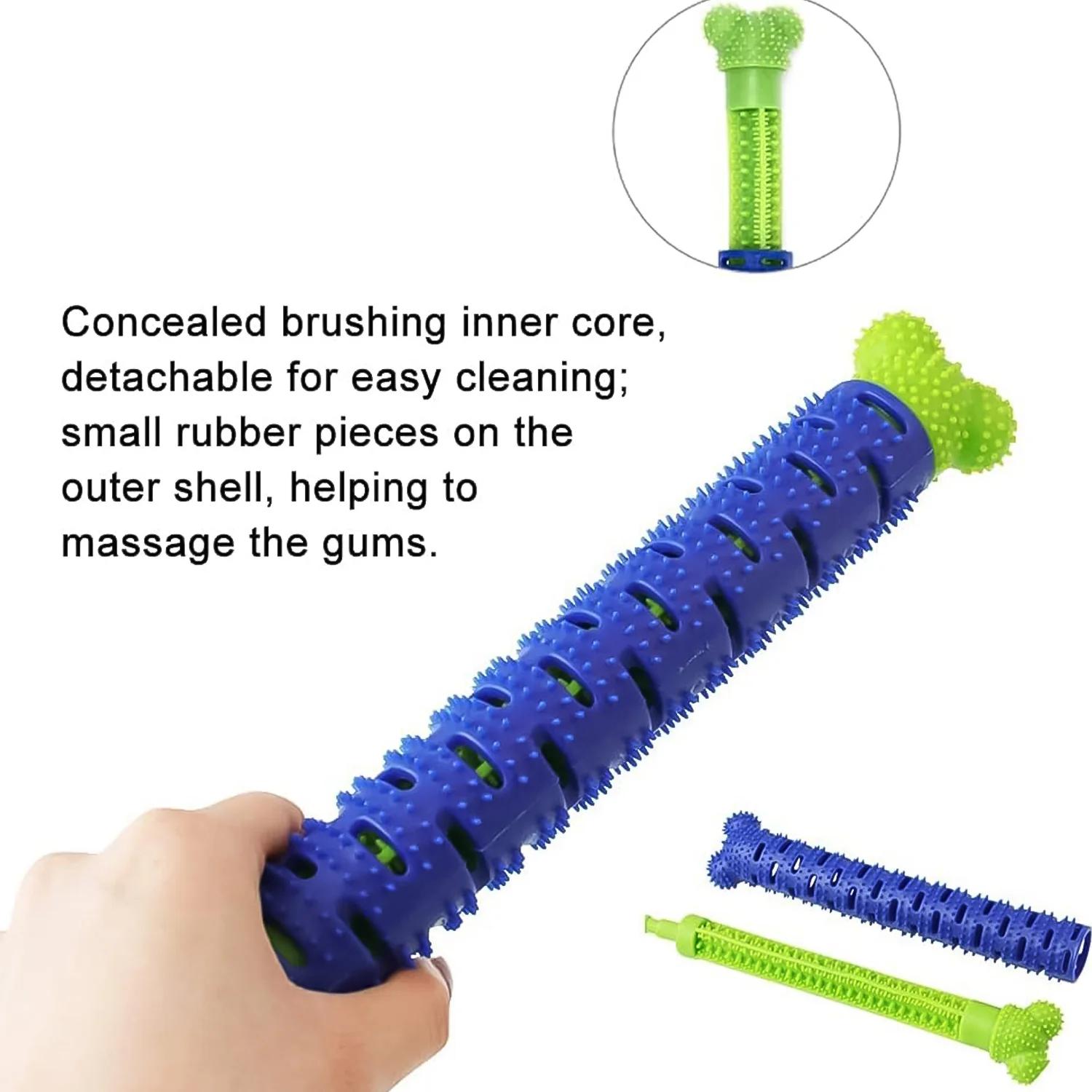 Dog Tooth Brush, Puppy Chew Toothbrush Stick Teeth Cleaning Dental Toys thumbnail 5