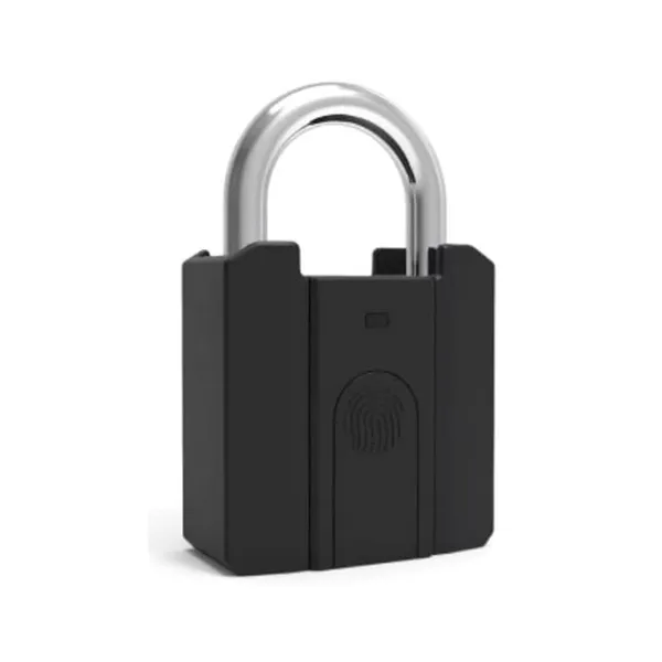 Befach Fingerprint Padlock | Smart Biometric Lock with 20 Fingerprint Storage | Type Rechargeable Waterproof Security Lock | Keyless Padlock for Doors, Bags, Lockers & Travel