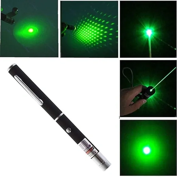 Green Laser Presentation Pen with Extra Disco Light Effect.