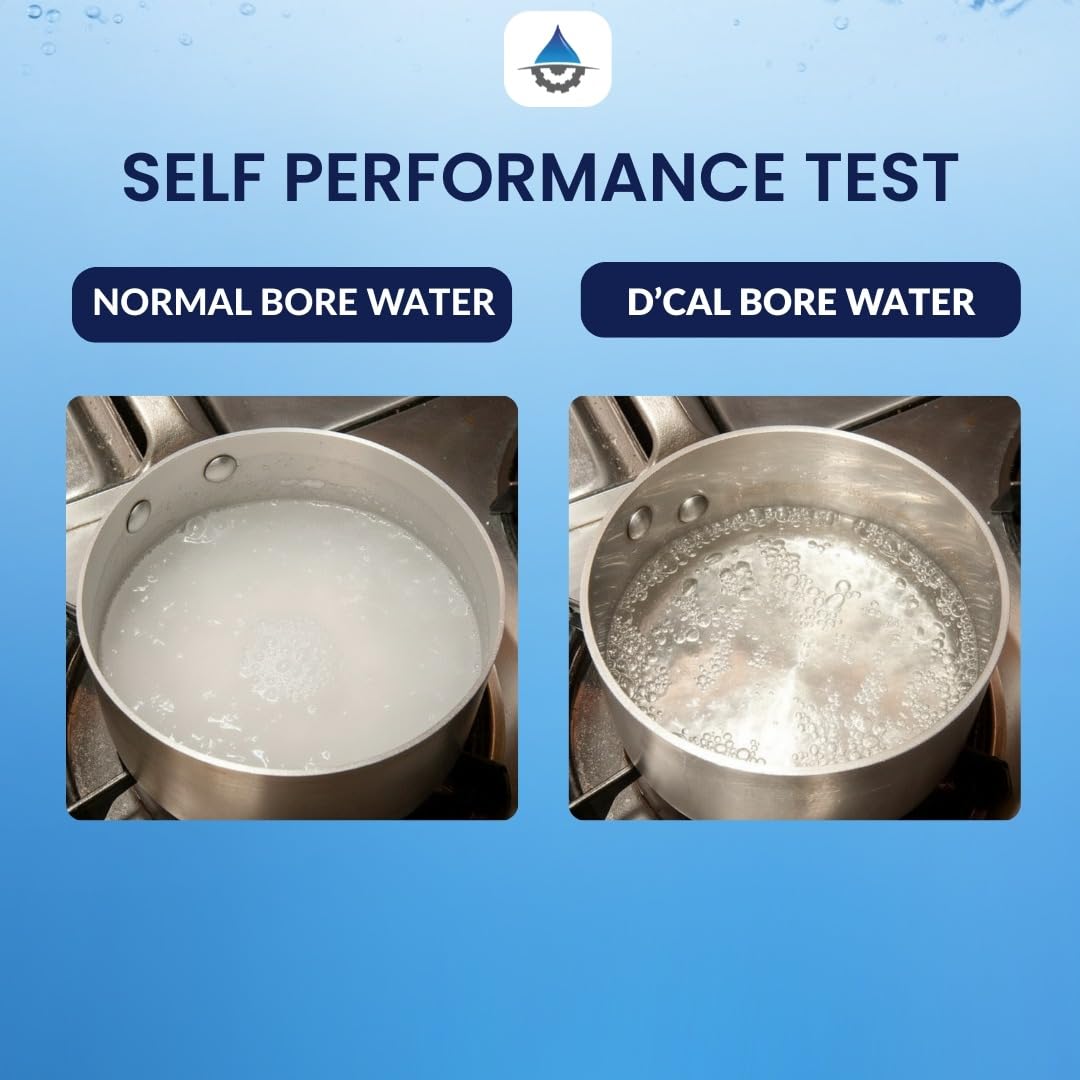 D'Cal Hard Water Softener | Scale Prevention Cartridge for Taps & Showers | Reduces Limescale Build Up & Protects Skin, Hair & Appliances | Easy Install Bathroom Water Softener thumbnail 5