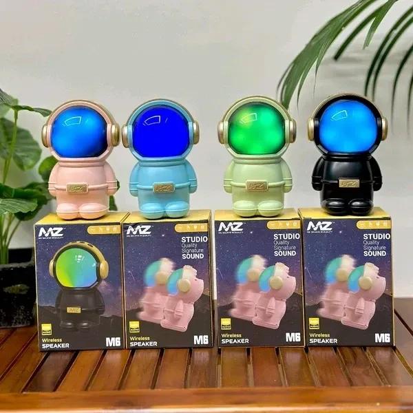 MZ M6 Portable Bluetooth Speaker Dynamic Thunder Signature Sound, 1200mAh Battery, 6.8W Bluetooth Speaker thumbnail 1