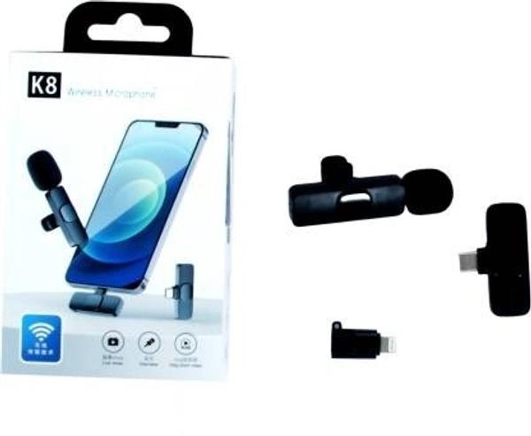 Universal Studios K8 Wireless Plug & Play Collar Mic Type-C Microphone for Android & iOS thumbnail 1