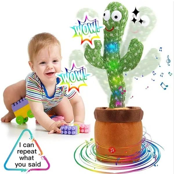 Dancing Cactus Plush Toy Cartoon Factory Cheap Cactus Singing Dancing Talking Toys for Kids