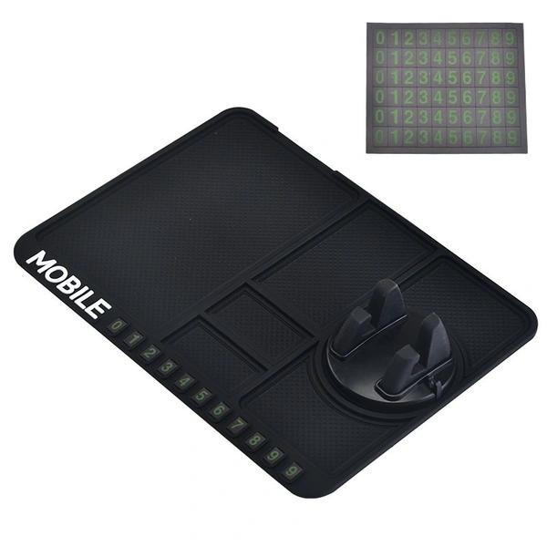 360 Rotating Car Phone Holder with Non-Slip Mat Universal Dashboard & Air Vent Mount for Smartphones thumbnail 1