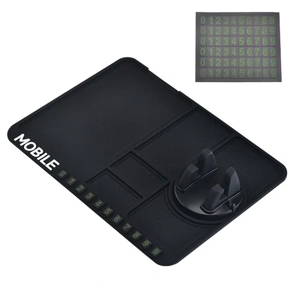 360 Rotating Car Phone Holder with Non-Slip Mat Universal Dashboard & Air Vent Mount for Smartphones