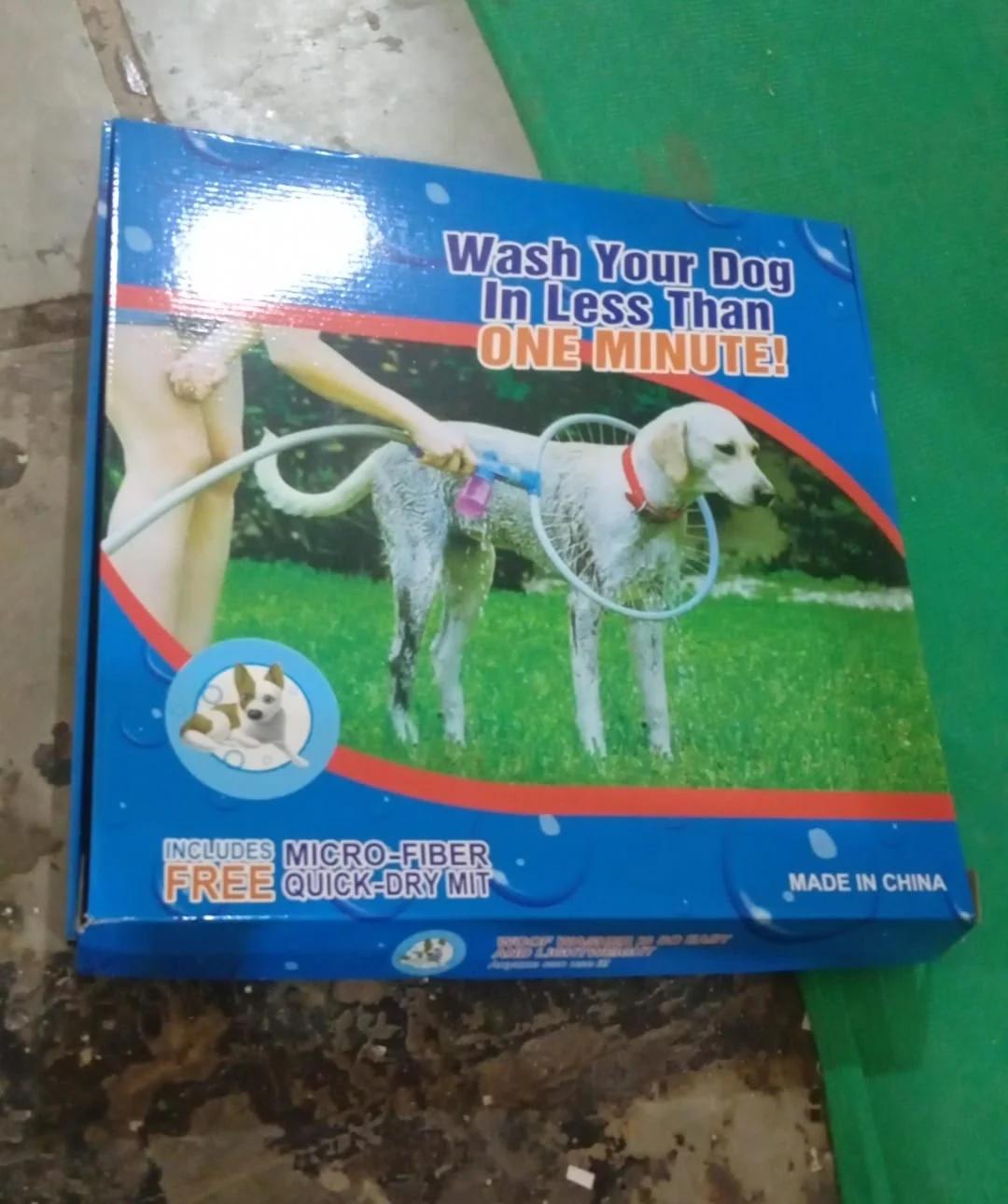 Pet Shower Sprayer, Cat Dog Grooming Bath Massager, With Microfiber Glove thumbnail 7