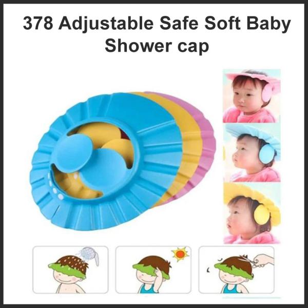 Adjustable Safe Soft Baby Shower cap thumbnail 5