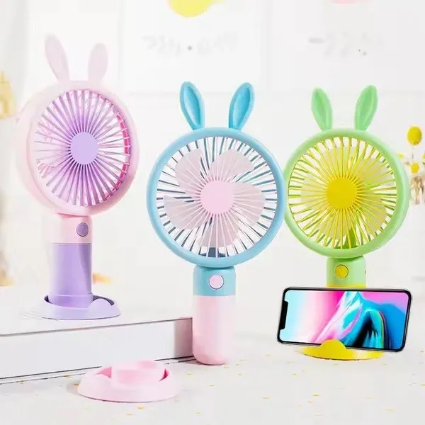 Cute Pocket Mini Handheld Fan Battery Powered, Portable & Compact