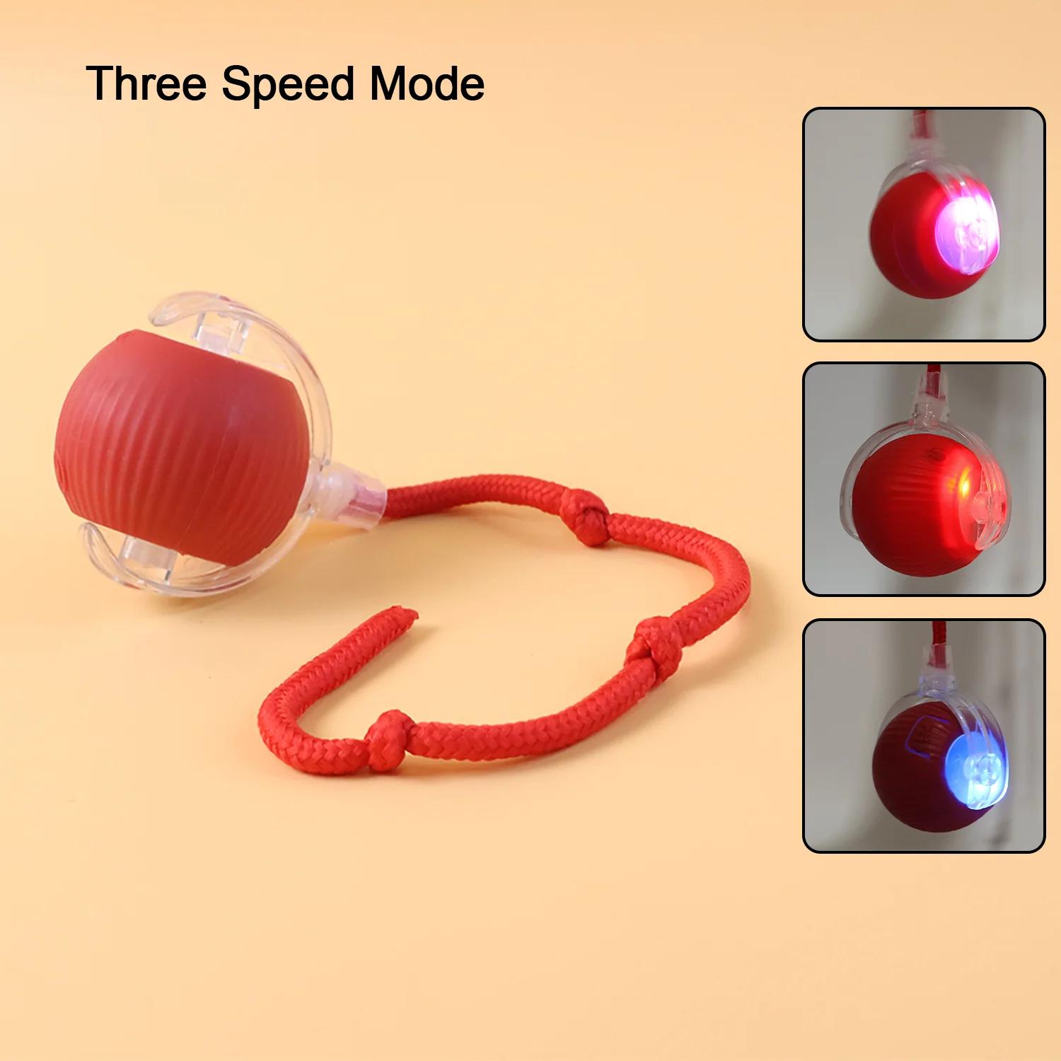 Rechargeable Interactive Cat Toy Ball with Detachable Tail and LED Light thumbnail 4