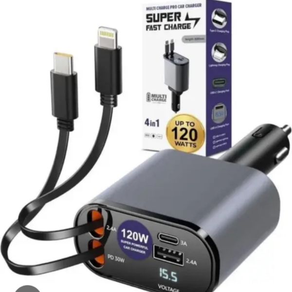 Super Fast Car Charger 120w