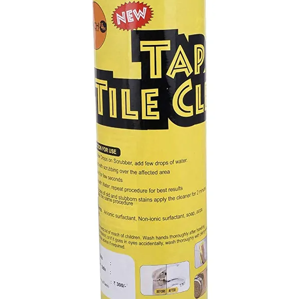 D’cal Non-Acidic Water Based Tap & Tile Cleaner | Hard Water Stain Remover | Safe for Bathroom Fittings, Tiles & Chrome Surfaces | Eco-Friendly Descaling Solution