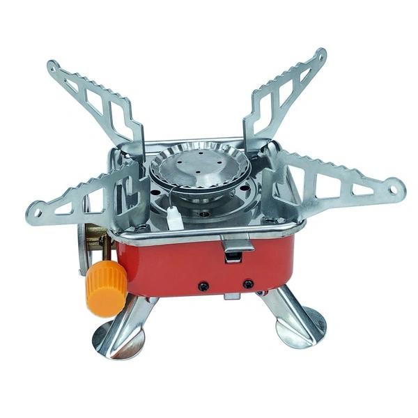 Portable Picnic Camping Butane Gas Stove Lightweight, Foldable Outdoor Cooker