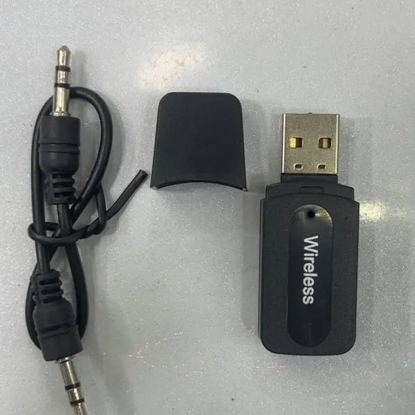 Wireless Music Receiver 3.5mm Audio Adapter, 10m Transmission, USB Powered