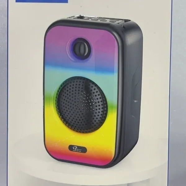 TRM SP-034 Changing Wireless Bluetooth Speaker Multi-Color LED, Portable, High-Quality Sound