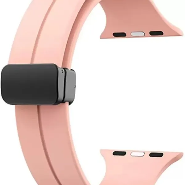 Magnetic Band Compatible with ultra smart Watch Strap 38mm 40mm and 41mm for iWatch Ultra SE2 SE Series 8 7 6 5 4 3 2 1 Smart Watch Strap (Pink)