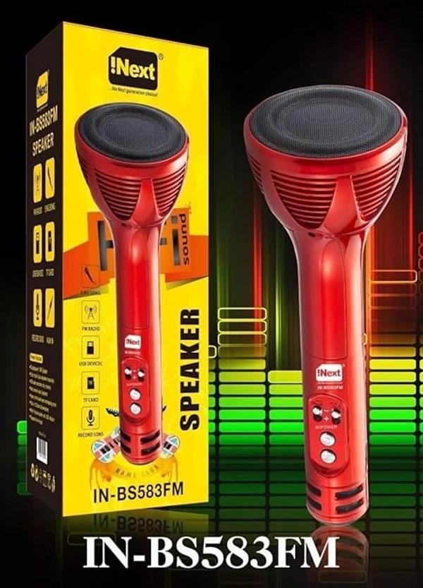 Bluetooth Portable Mic with Speaker for Karaoke Singing/Audio Recording and Multi Functional Use thumbnail 1