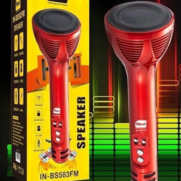 Bluetooth Portable Mic with Speaker for Karaoke Singing/Audio Recording and Multi Functional Use