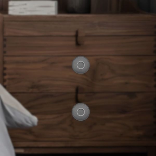 Befach Cabinet Lock F126 |Fingerprint lock | Premium Aluminium Body | Key Operated Multipurpose Lock for Wooden & Metal Cabinets | Smooth Mechanism Rust Resistant Security Lock for Drawers, Cupboards & Wardrobes