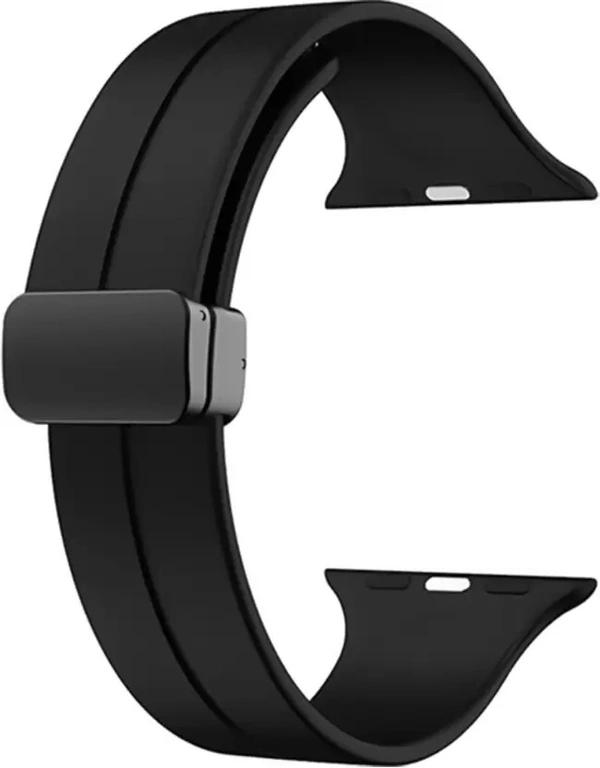 Magnetic Band Compatible with ultra smart Watch Strap 38mm 40mm and 41mm for iWatch Ultra SE2 SE Series 8 7 6 5 4 3 2 1 Smart Watch Strap (Black)