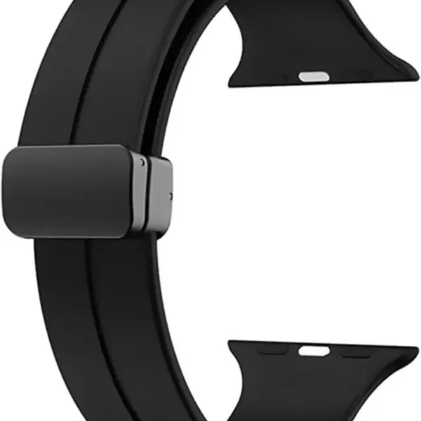 Magnetic Band Compatible with ultra smart Watch Strap 38mm 40mm and 41mm for iWatch Ultra SE2 SE Series 8 7 6 5 4 3 2 1 Smart Watch Strap (Black)