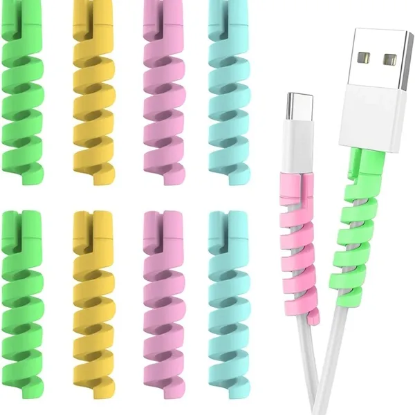 Charger Spiral Charger Cable Protectors for Wires Data Cable Saver Charging Cord Protective