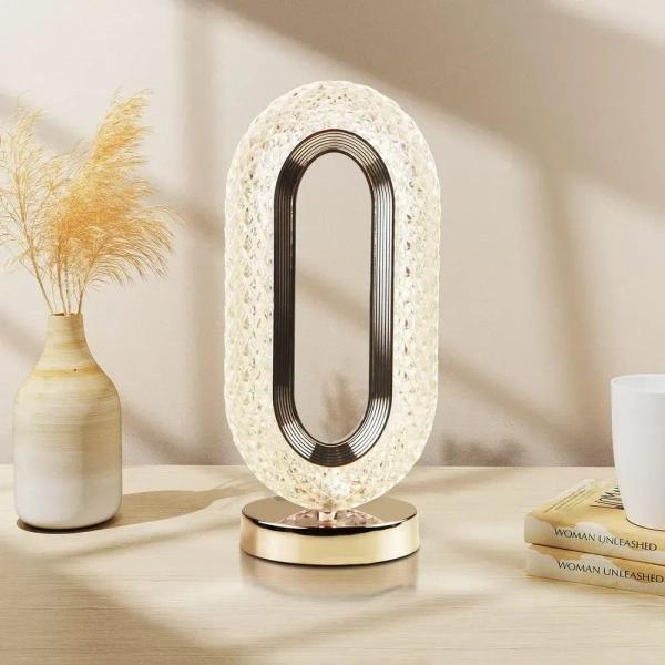 Luxury LED Touch Bedside Lamp Modern Design with Adjustable Brightness thumbnail 1