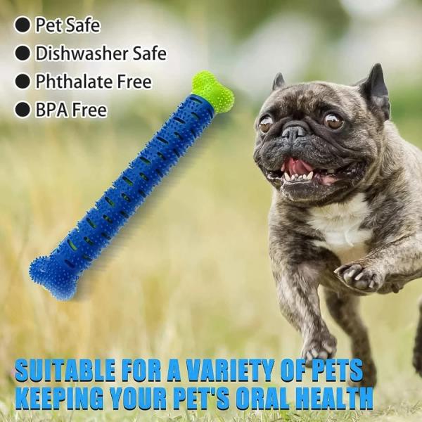 Dog Tooth Brush, Puppy Chew Toothbrush Stick Teeth Cleaning Dental Toys  thumbnail 4