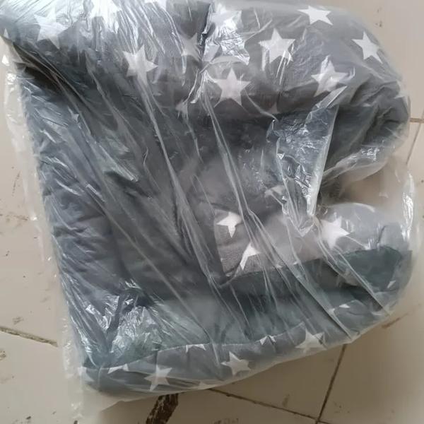 3XL Extra-Large Star Pattern Round Pet Bed for Cats & Small Dogs thumbnail 7