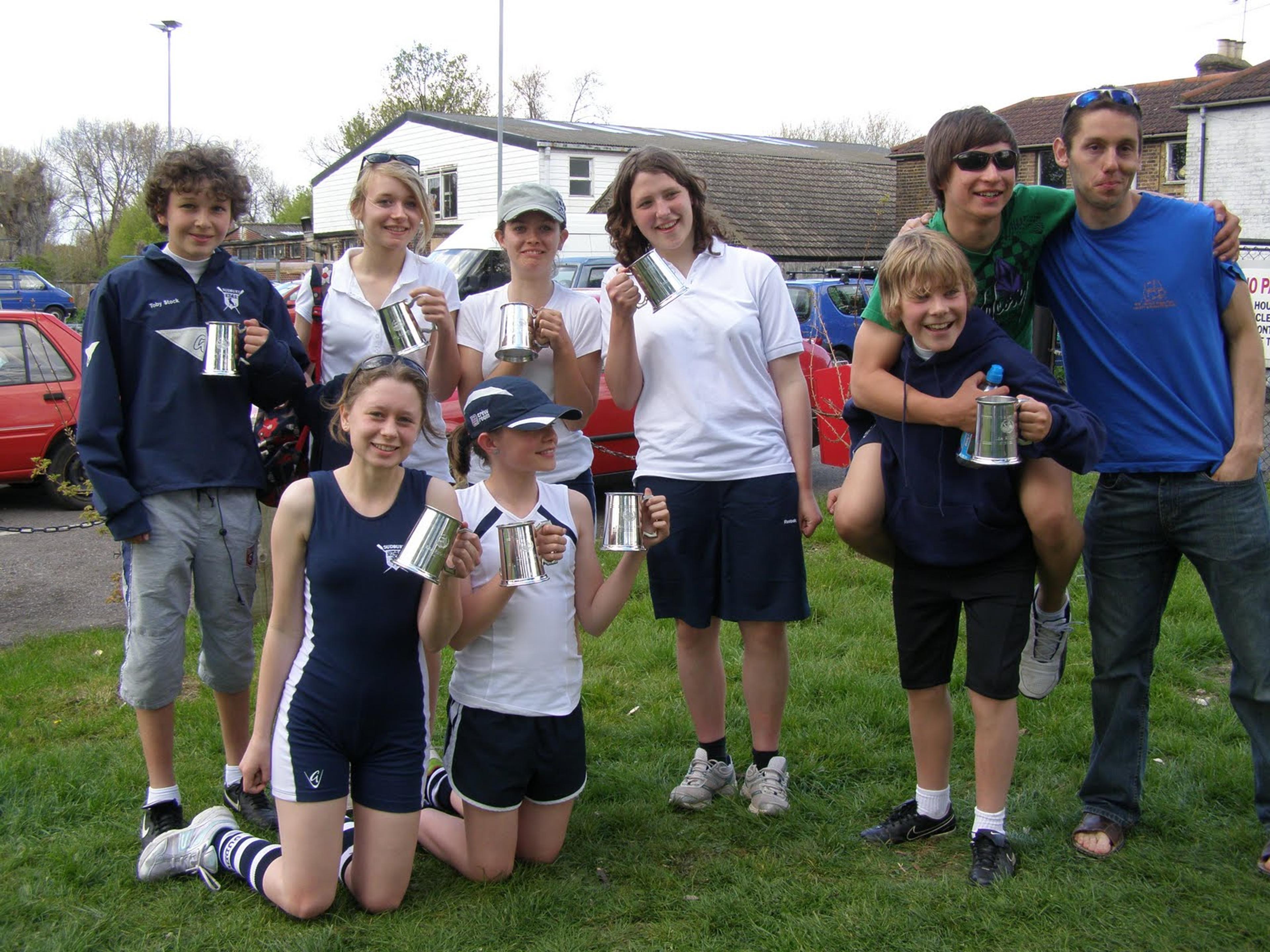 The juniors at Lea Regatta. 