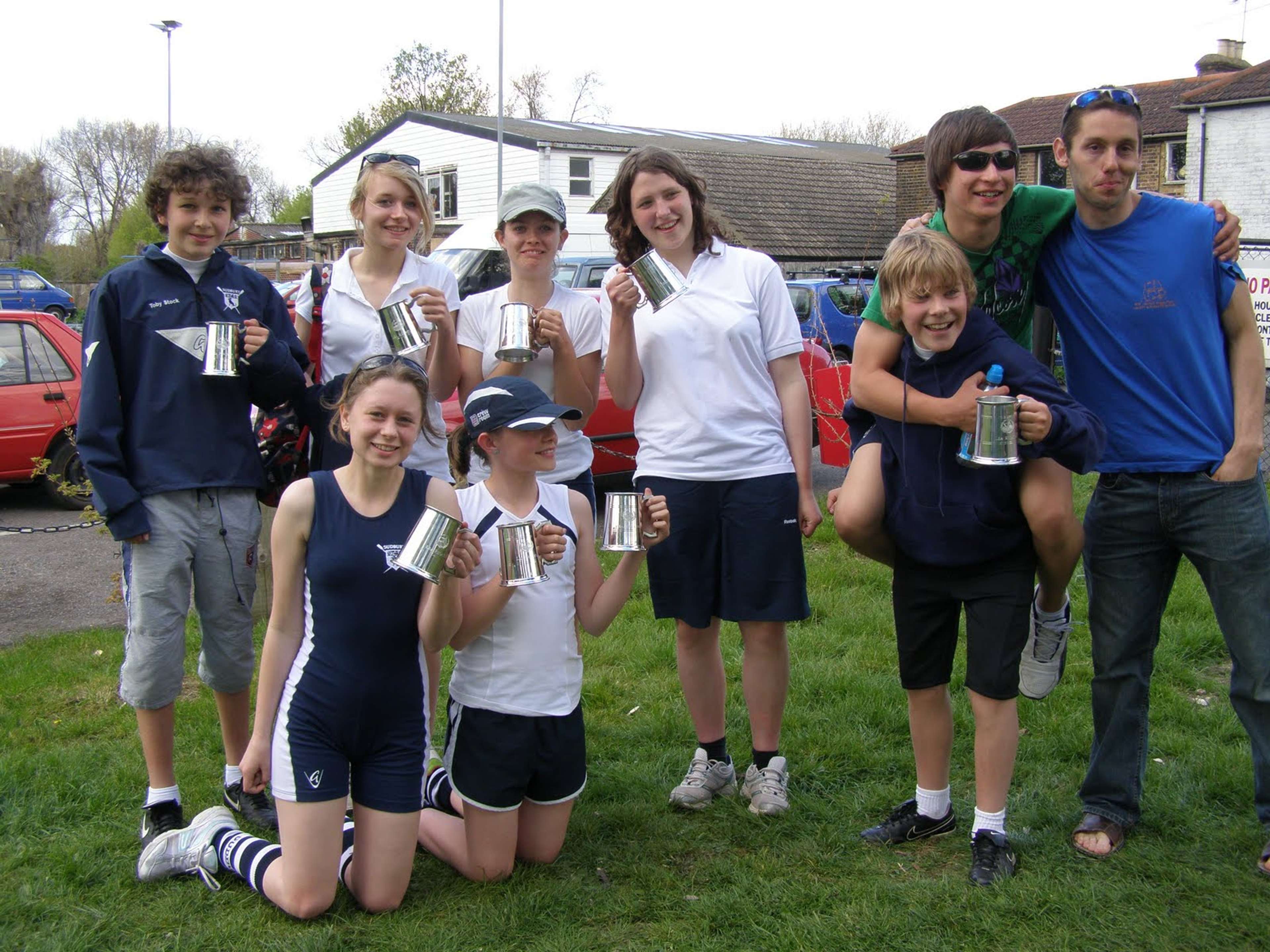 The juniors at Lea Regatta.