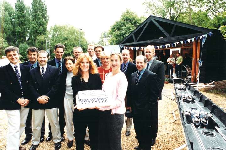 The opening of the new (first and present) clubhouse.