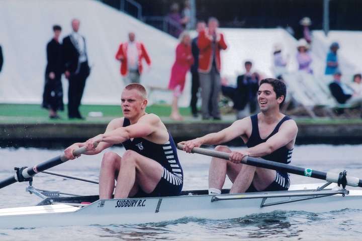Henley Royal Regatta, 2002.
Silver Goblets & Nickalls’ Challenge Cup
Bow: Aidan Dunn
Stroke: Samuel Hogsbjerg
Results: Beat …