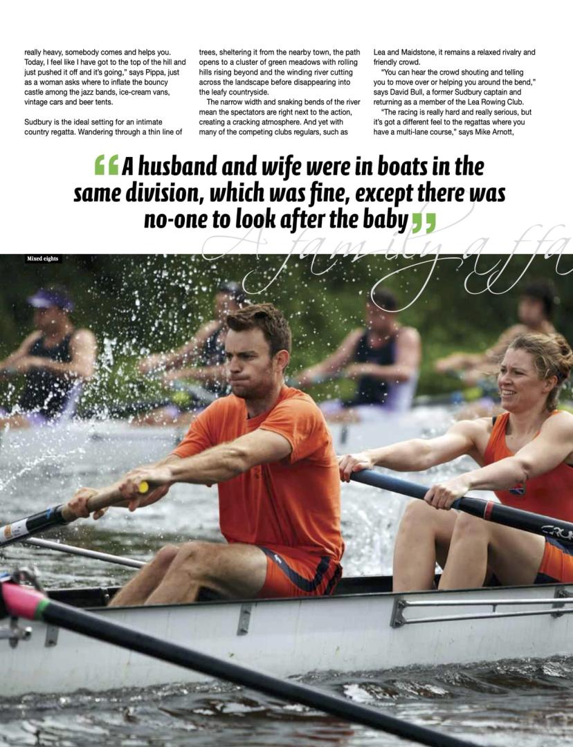 A page from British Rowing’s 'Rowing and Regatta' magazine.