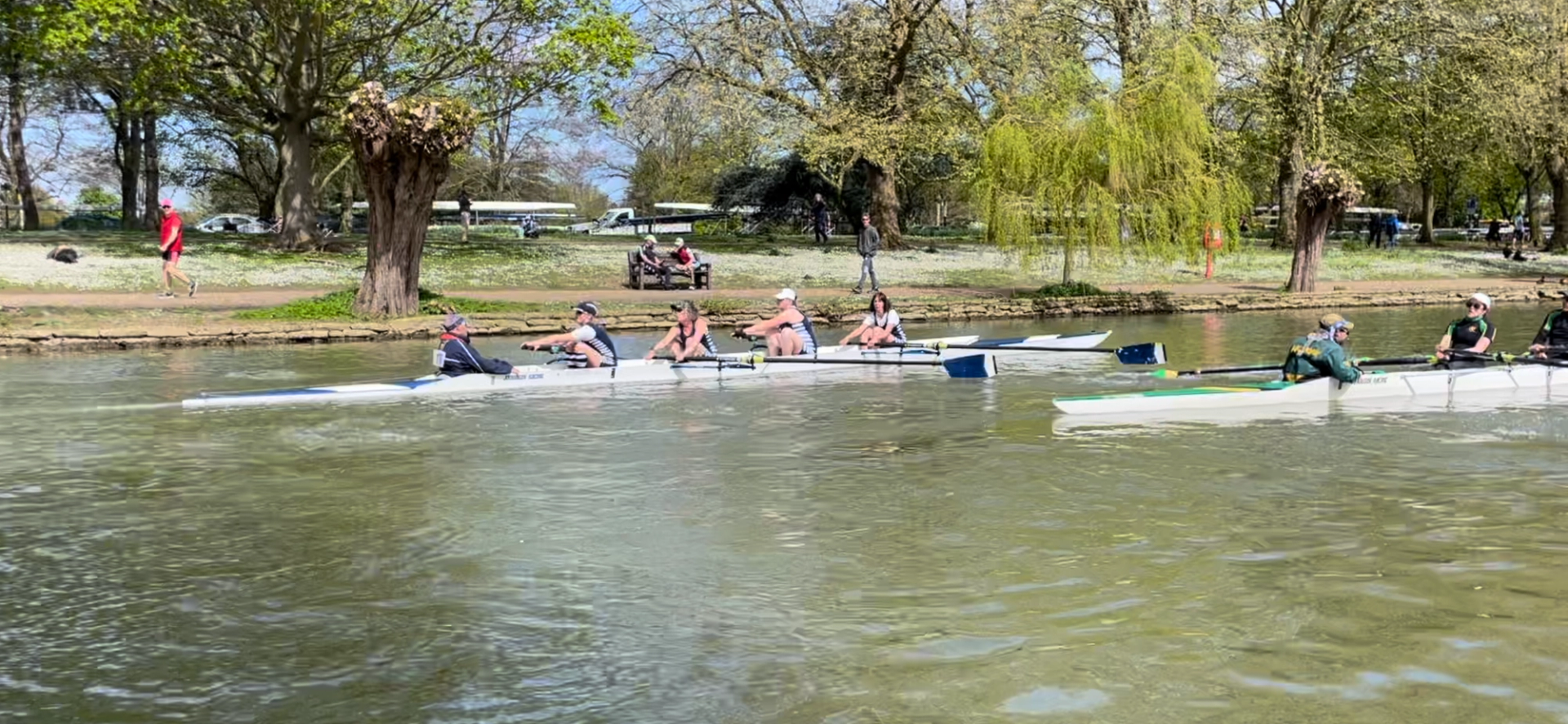 The W.MasE 4+ crew of Sophie Lovegrove, Jen Ward, Amanda Ashton and Tricia Fincham (coxed by Stephen Nichols).