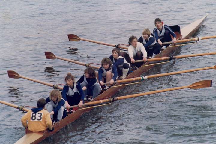 Women’s Eights Head of the River Race, 1988.