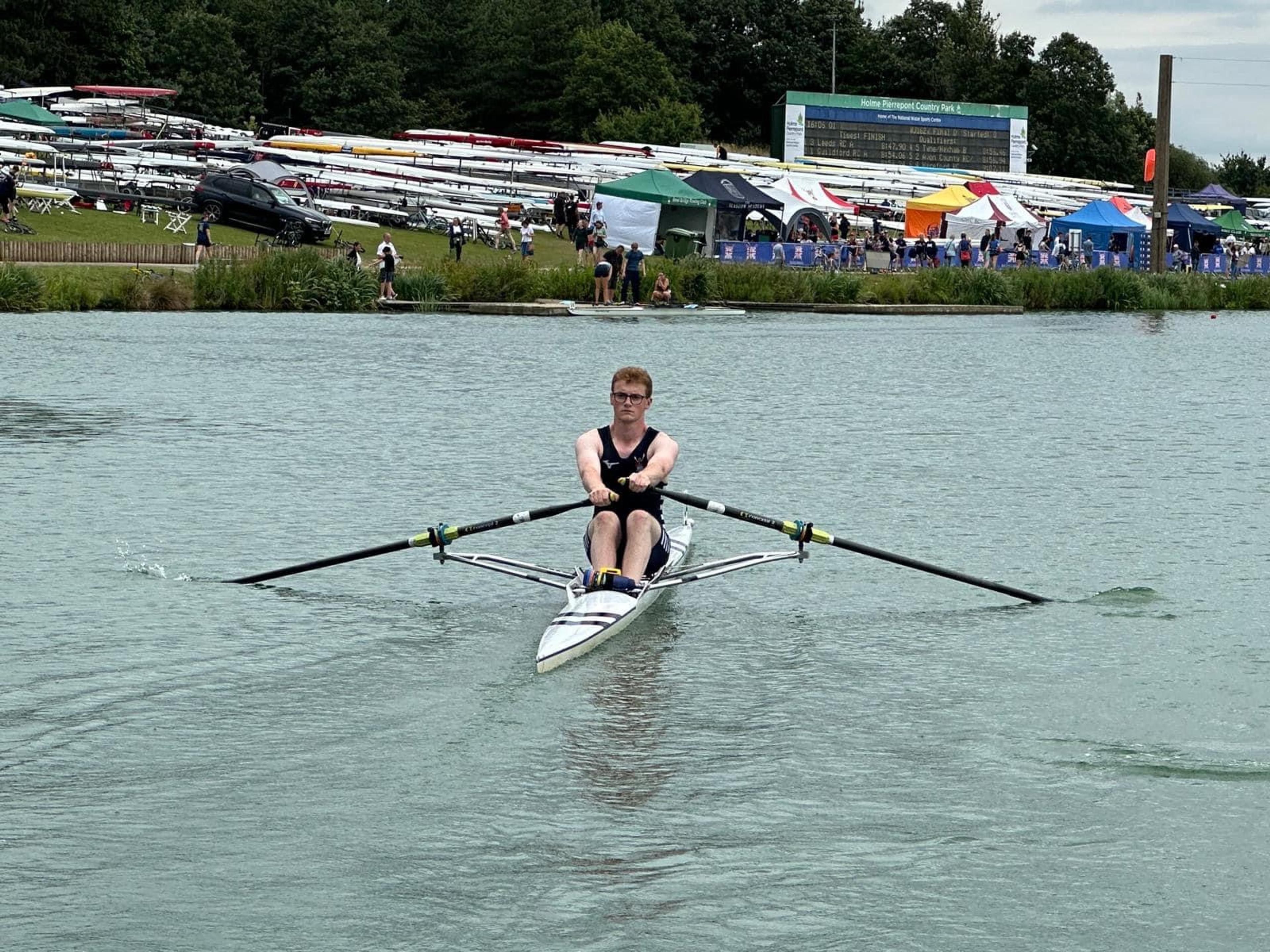 Rory Fildes, who raced in the J16 singles. 