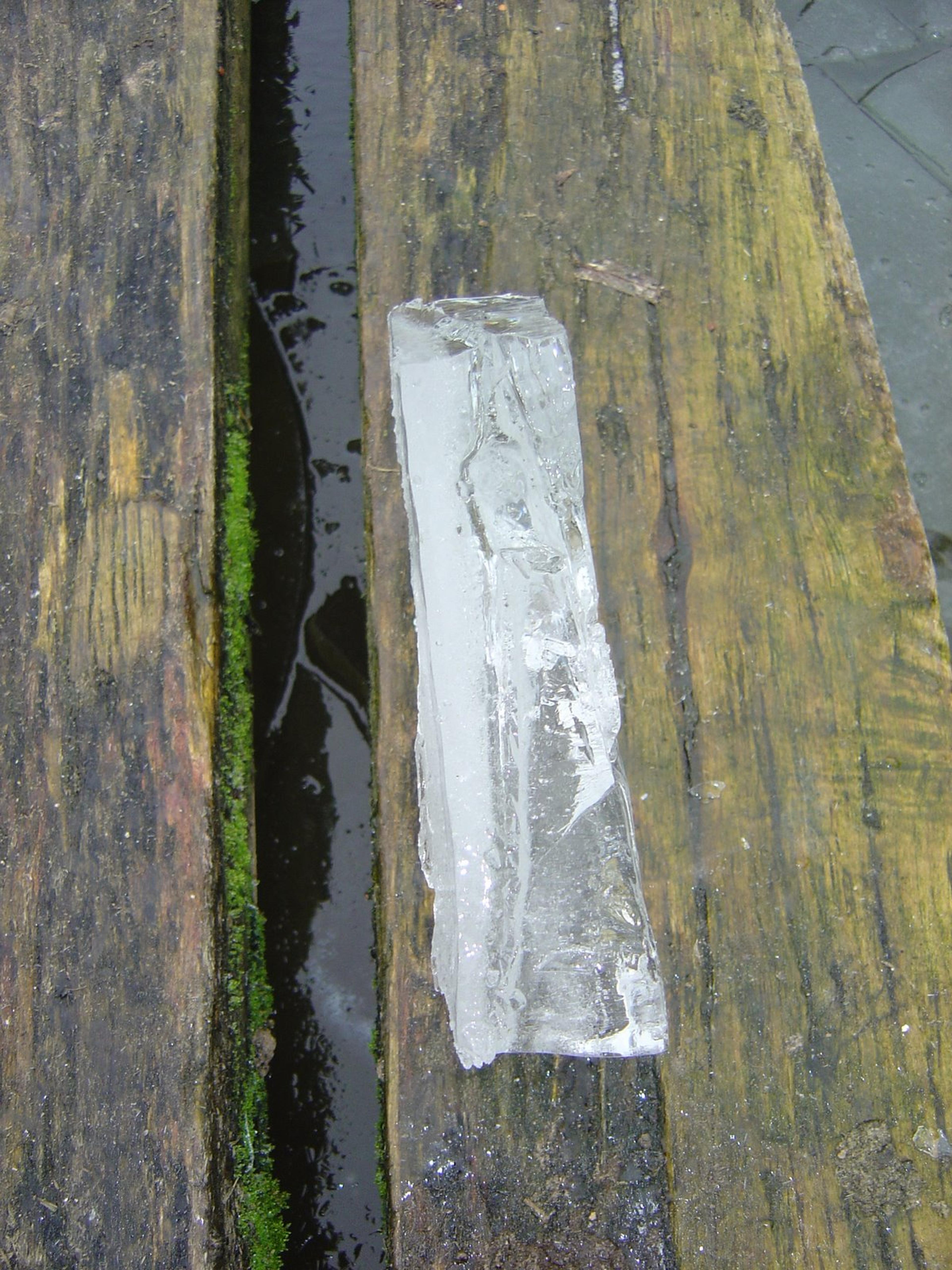 A section of the inch-thick ice. 